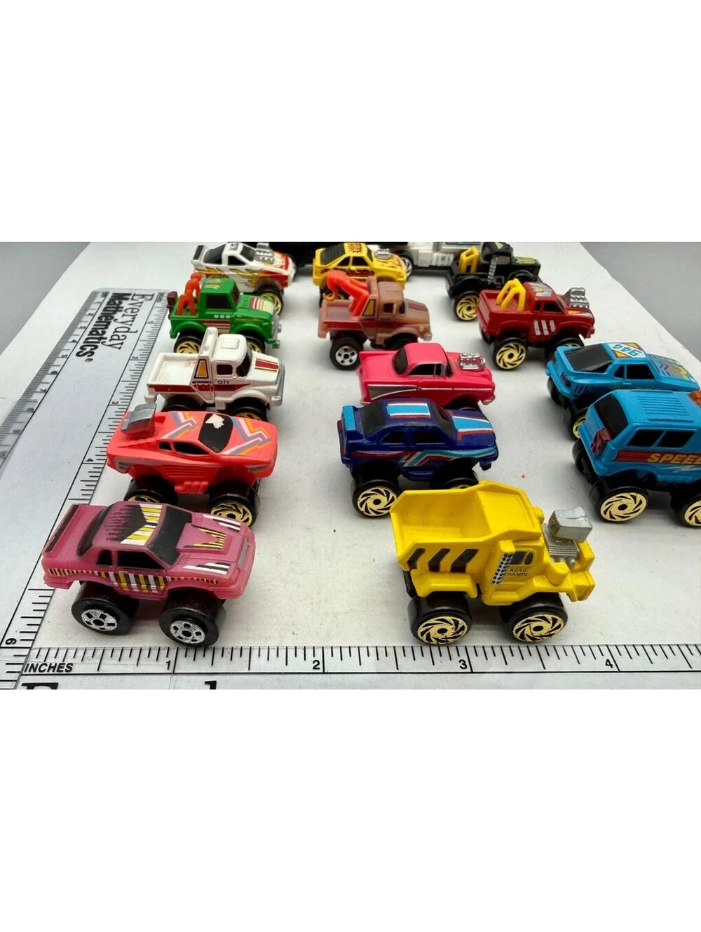 1987 Galoob Micro Machines ROAD CHAMPS Mini Monster Wheels Car / Truck Lot 15